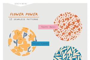 Flower Power Pattern Set