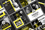 Fitness & GYM Instagram Pack, a Social Media Template by ZAAS (Thumbnail 4 of 6)