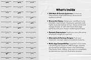 Procreate Eyebrow Stamps, a Brush Add-On by Selentaori Studio (Thumbnail 4 of 12)