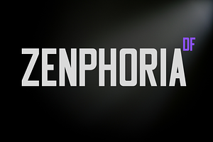 Zenphoria Sans Serif typeface