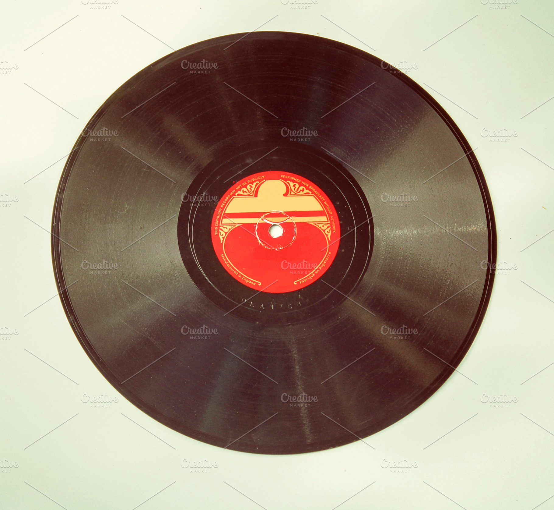Vintage record of the 1940's