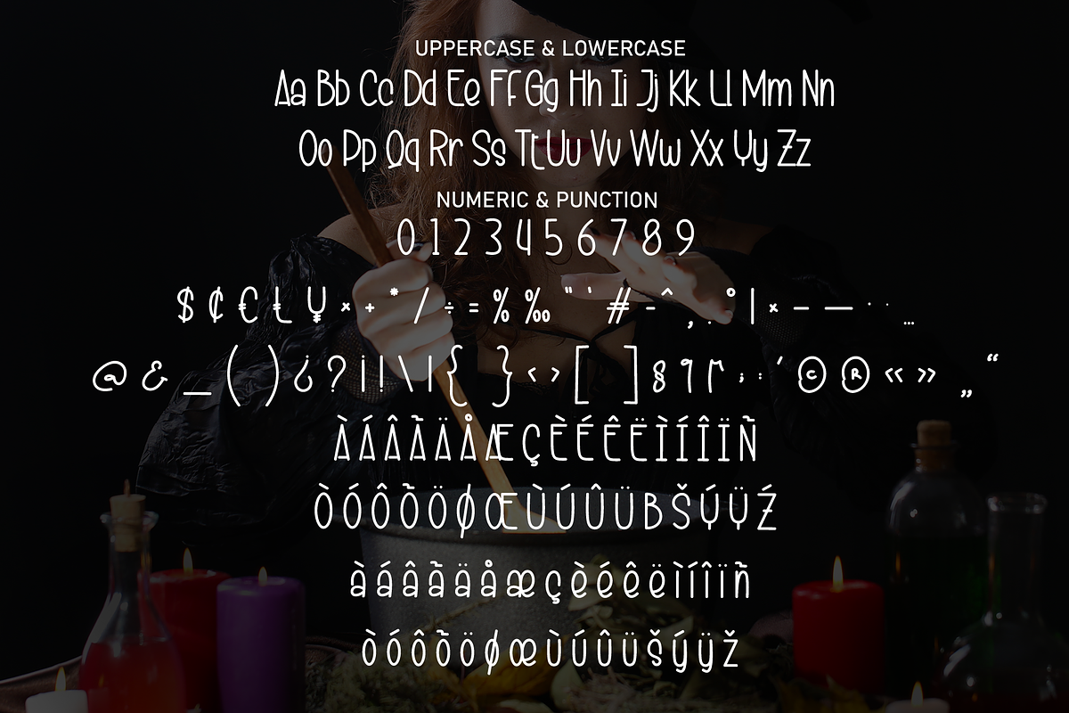 Spooky Witch | Script Font, a Script Font by Scratchones (Photo 7 of 8)