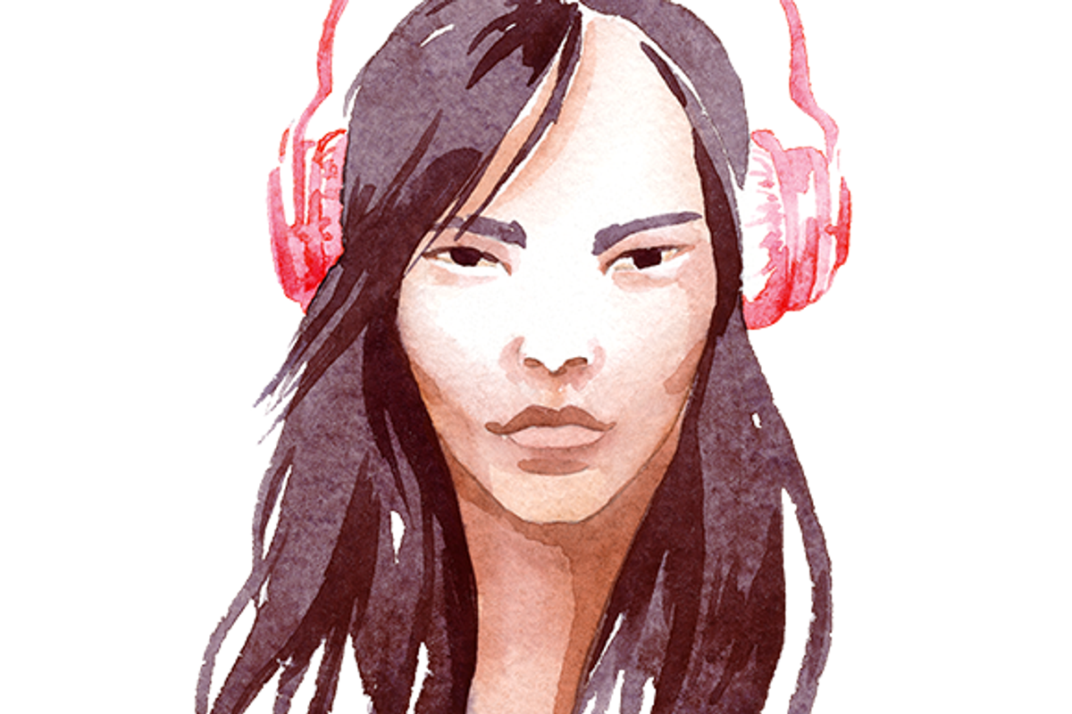 Valentine's girls in love watercolor, an Illustration by masha gross (Photo 3 of 4)