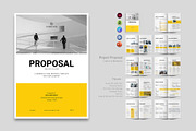 Project Proposal Template, a Brochure Template by ElvinPrint (Thumbnail 1 of 9)