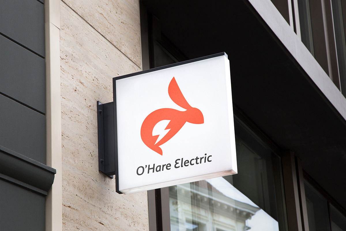 Rabbit & Hare Electric Power Logo, a Branding & Logo Template by brandclay (Photo 5 of 5)