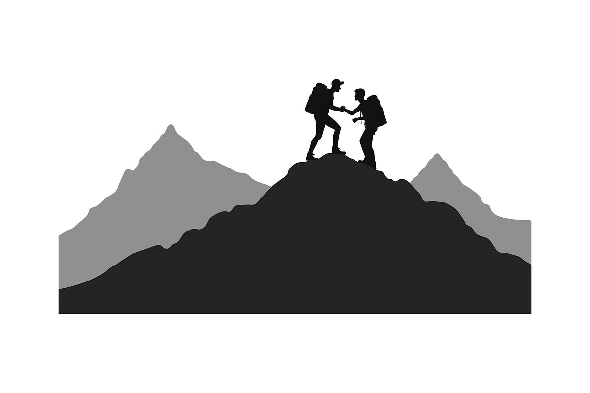 Adventure Hiking Silhouette Bundle, an Object Graphic by Designs_River (Photo 11 of 16)