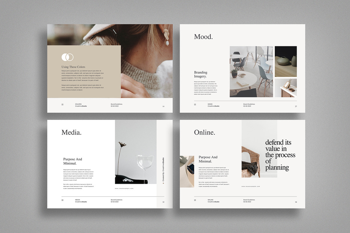 Brand Guidelines, a Brochure Template by creathrivestudio (Photo 15 of 19)