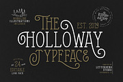 The Holloway Typeface + EXTRAS, a Slab Serif Font by Letterhend Studio (Thumbnail 1 of 11)