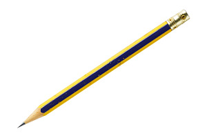 Wood pencil isolated