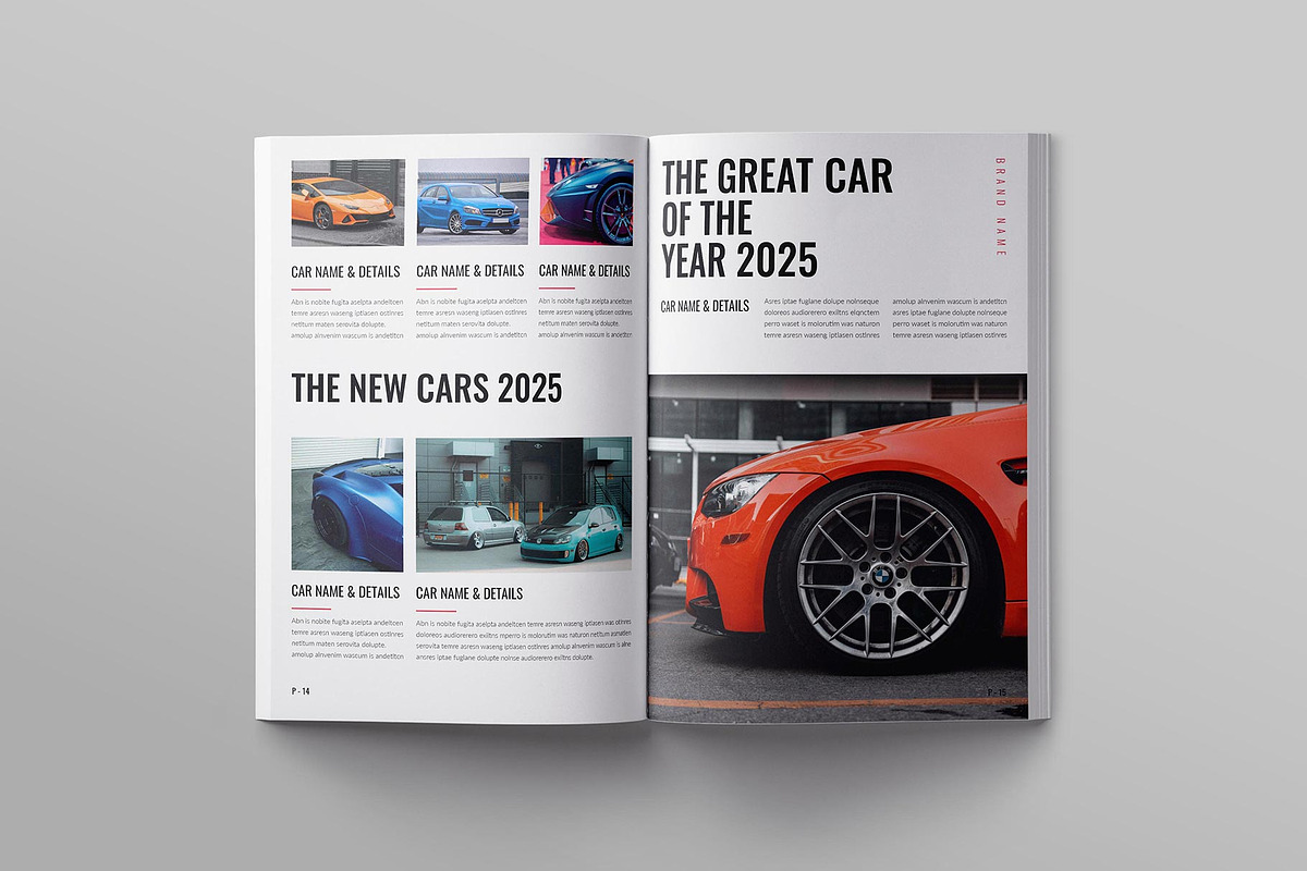 Car Magazine Template, a Magazine Template by ElvinPrint (Photo 6 of 8)