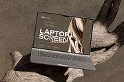 Laptop Mockup on Wood, a Mac Mockup by Budogol Studio (Thumbnail 3 of 5)