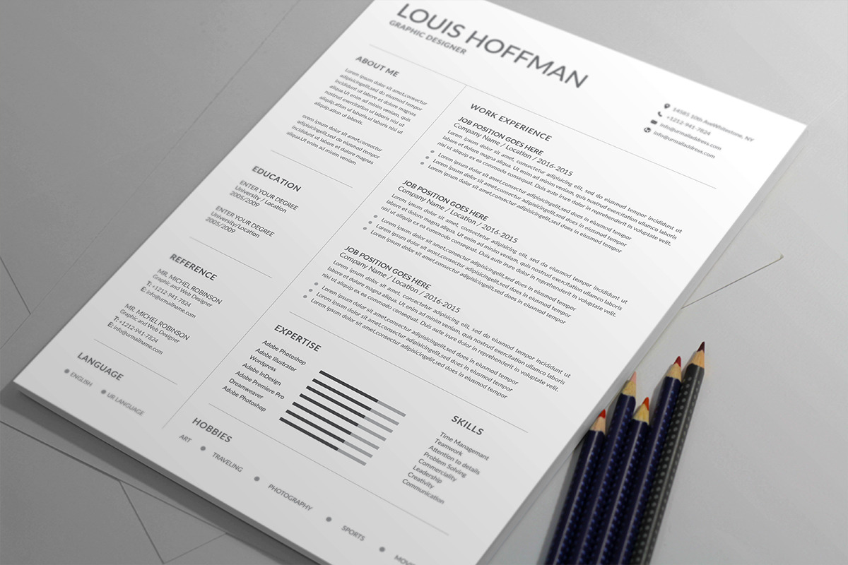 Resume/CV, a Resume Template by deviserpark (Photo 4 of 5)