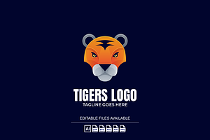 Tigers Colorful Logo