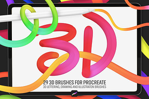 3D Brushes: Procreate