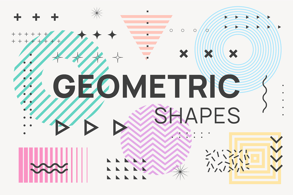 200 Geometric Shapes Vector Design, a Pattern Graphic by craftlove (Photo 1 of 9)
