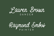 Open Springs - Font Trio, a Script Font by The Forge Type Co (Thumbnail 12 of 16)