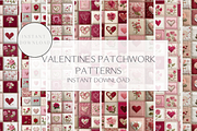 Valentines Patchwork, a Pattern Graphic by Sian Elizabeth Designs (Thumbnail 1 of 6)
