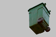 Green Parisian trash bin, an Object 3D Model by happy brush (Thumbnail 4 of 9)