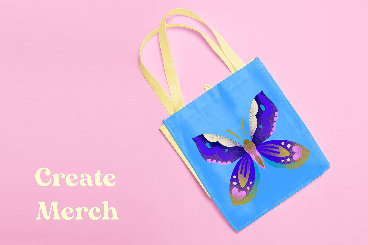 Dreamy Moths & Butterflies Clip Art, a Graphic by The Inking Rose (Photo 3 of 4)