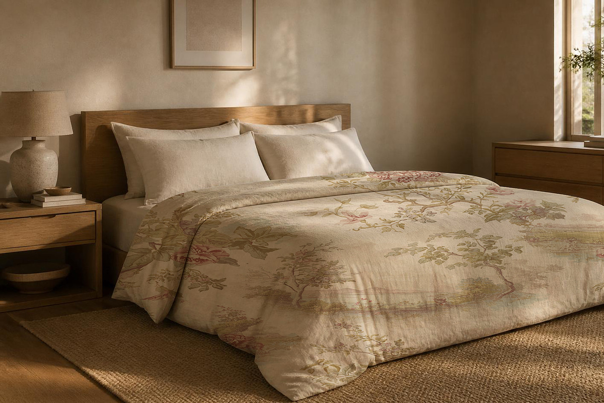 Neutral Bedding Mockup PSD, a Household Mockup by elfy creative (Photo 5 of 5)
