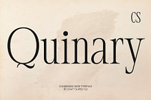 CS Quinary – Condensed Font