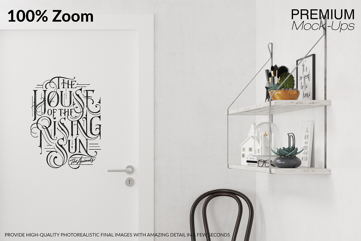 Door Murals Set, a Print Template by mock-ups (Photo 11 of 11)