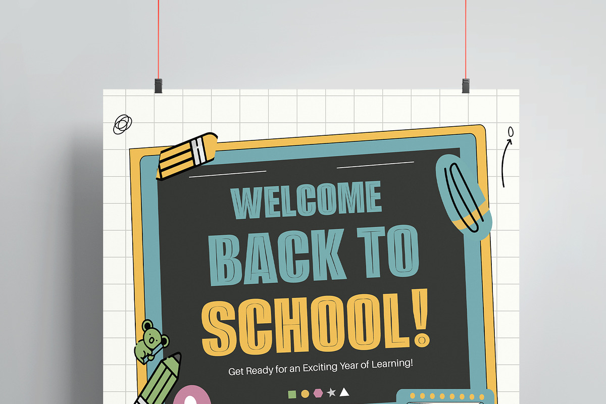 Back To School Flyer, a Flyer Template by MightyDesign (Photo 2 of 8)