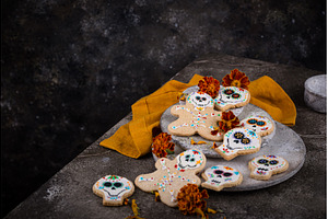 Mexican Halloween Dia de los Muertos, a Holiday Photo by Yulia Furman