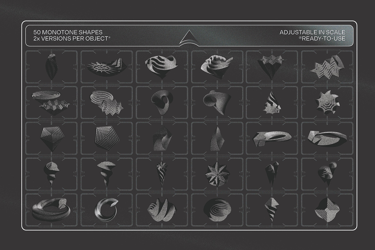 Mysterious 3D Shapes, an Object Graphic by Kapoor Design Empire (Photo 2 of 15)