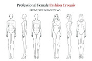 Female Fashion Croquis High Heels, a Person Illustration by Shorena Fashion Draws (Thumbnail 2 of 8)