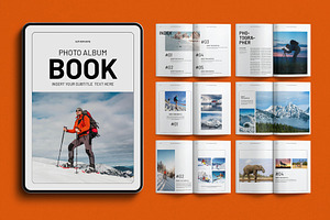 Digital Photo Album Book Template, a Brochure Template by E-Type