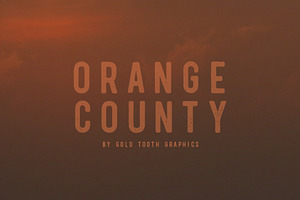 Orange County - Sans Serif