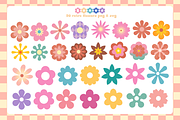 Retro Flower Display Font + Bonus, a Handwritten Font by Babymimiart (Thumbnail 3 of 10)