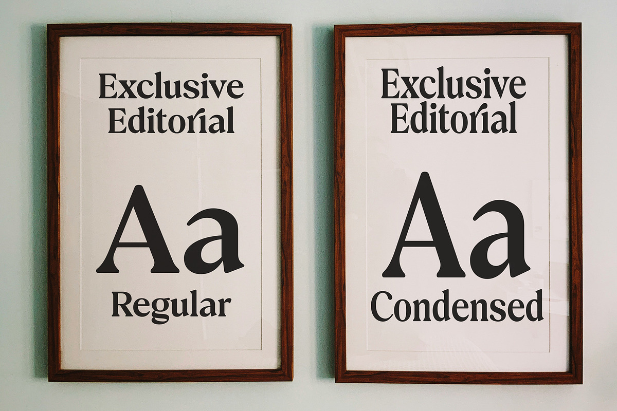 Exclusive Editorial - Retro Serif, a Serif Font by Dora Typefoundry (Photo 2 of 12)
