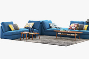 Corner modular sofa 3d model, a Furniture 3D Model by 3dmitruk (Thumbnail 3 of 14)