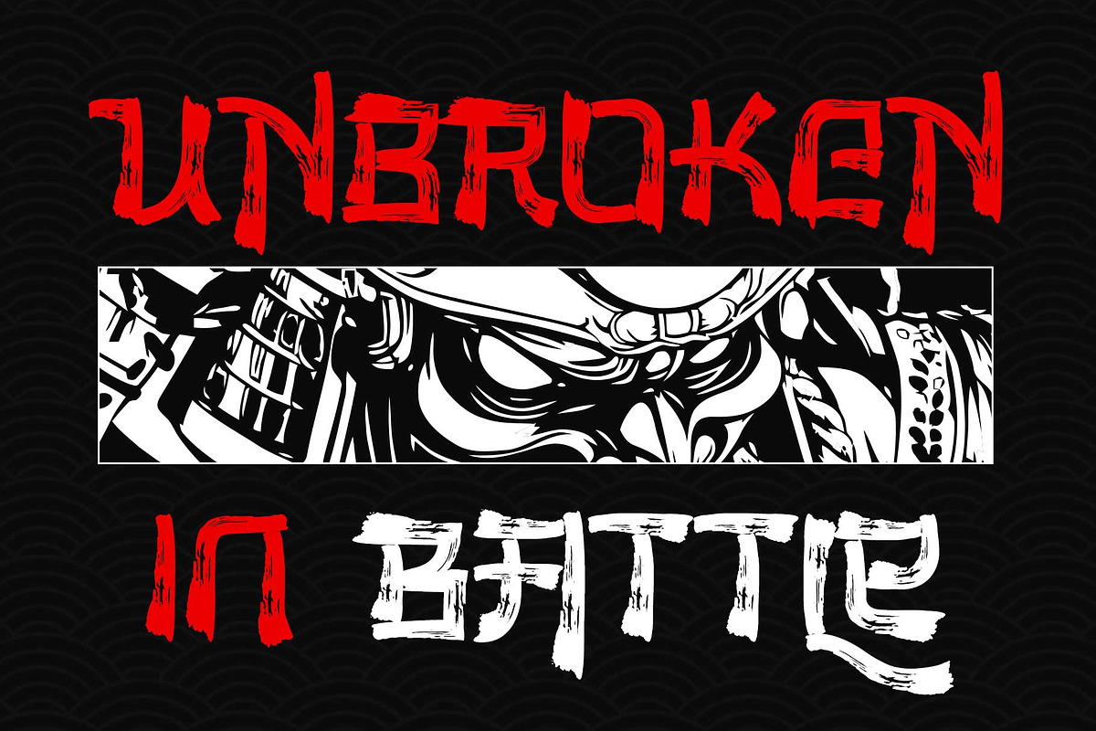 The Last Shuriken - Rough Version, a Handwritten Font by Arterfak Project (Photo 2 of 13)