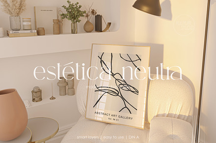 Estética Neutra | Frame Mockup