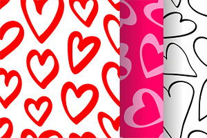 Heart seamless pattern