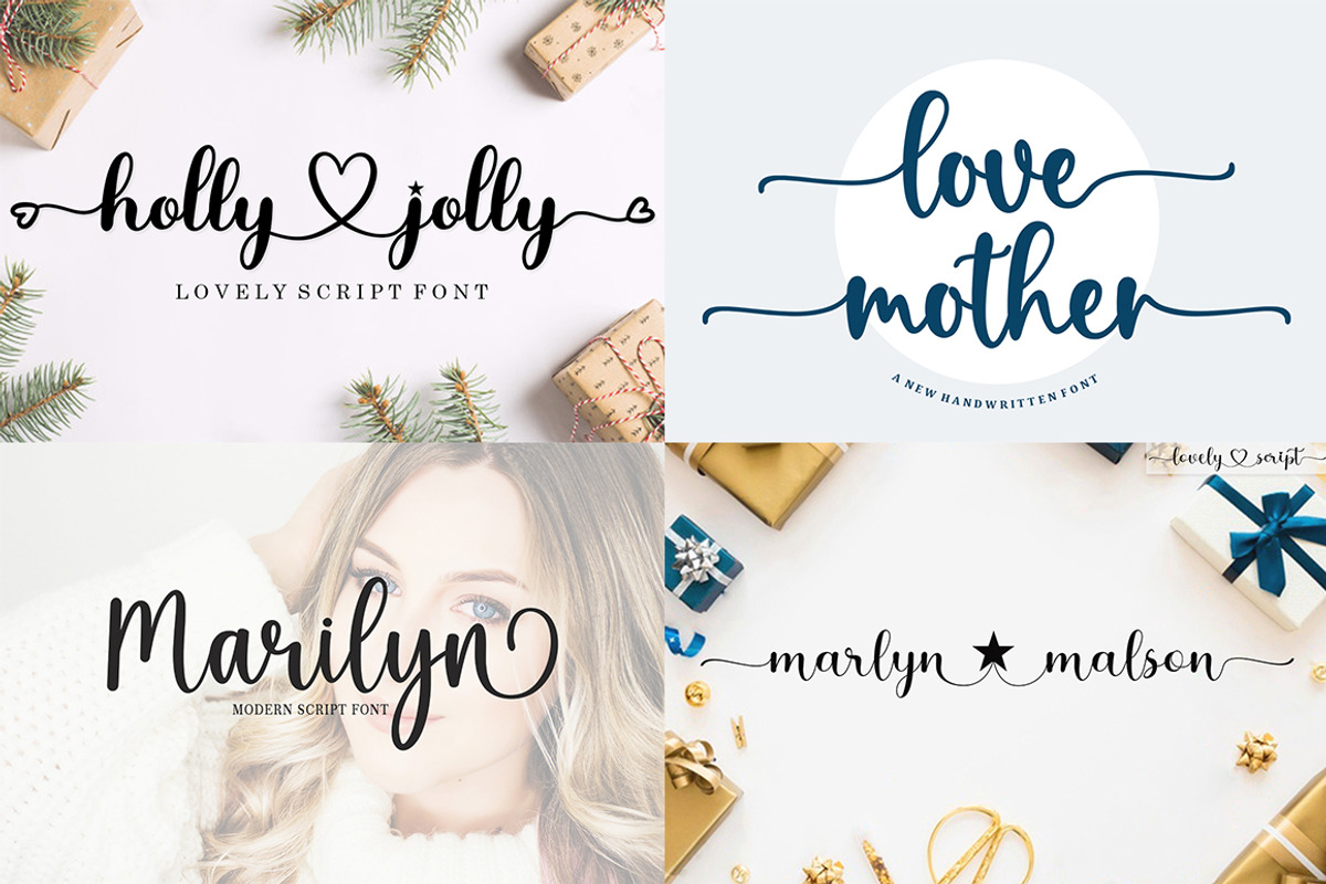 The Big - Font Bundle, a Script Font by Bosstype Studio (Photo 11 of 15)