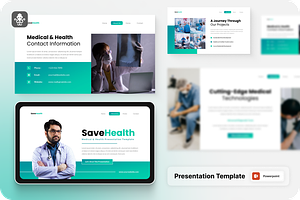Medical & Healthcare PowerPoint, a Presentation Template by SquidPixey