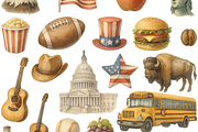 American Heritage Symbol Set, an Object Graphic by RT Studio (Thumbnail 3 of 4)