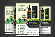 Hemp Product Flyer Templates, a Flyer Template by AfzaalGraphics (Thumbnail 1 of 4)