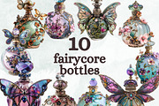 Fairycore Perfume Bottles 10 PNGs, an Object Illustration by Loony Dream Designs (Thumbnail 1 of 8)