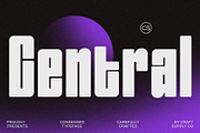 CS Central – Condensed Font, a Sans Serif Font by Craft Supply Co. (Thumbnail 1 of 8)