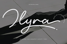 Ilyra - Modern Calligraphy Script Fo