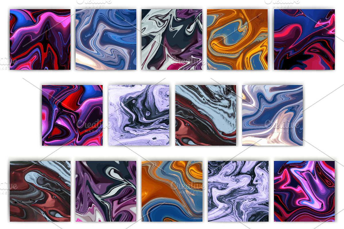 Marble Background Digital Paper 04., a Pattern Graphic by KENO Mascots (Photo 3 of 3)