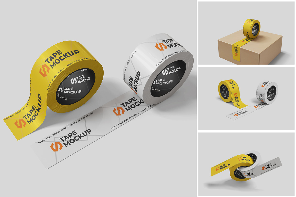 Duct Tape Mockup, a Product Mockup by MrLetters (Photo 1 of 5)