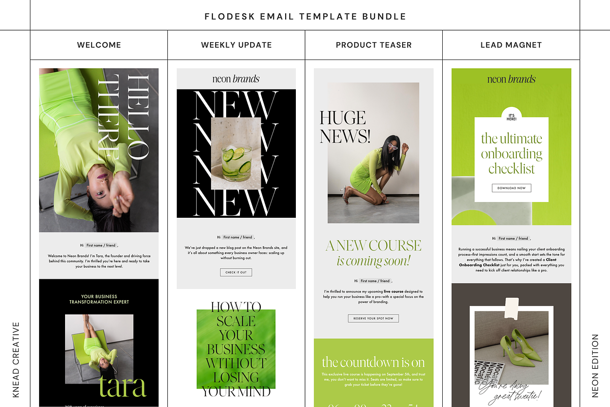 Flodesk Email Templates for Creators, an Email Template by Knead Creative (Photo 2 of 7)