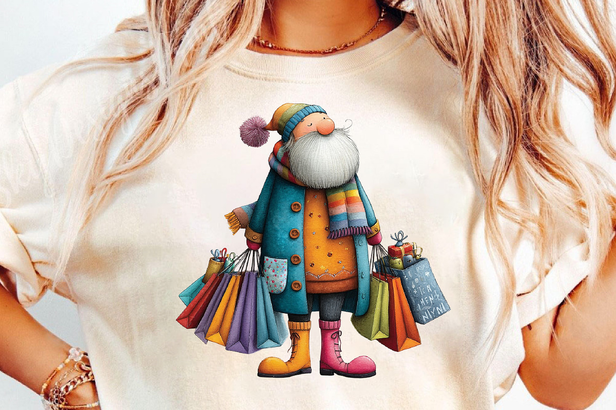 Quirky Christmas Santa Clipart, an Illustration by DreamCafeArt (Photo 4 of 6)