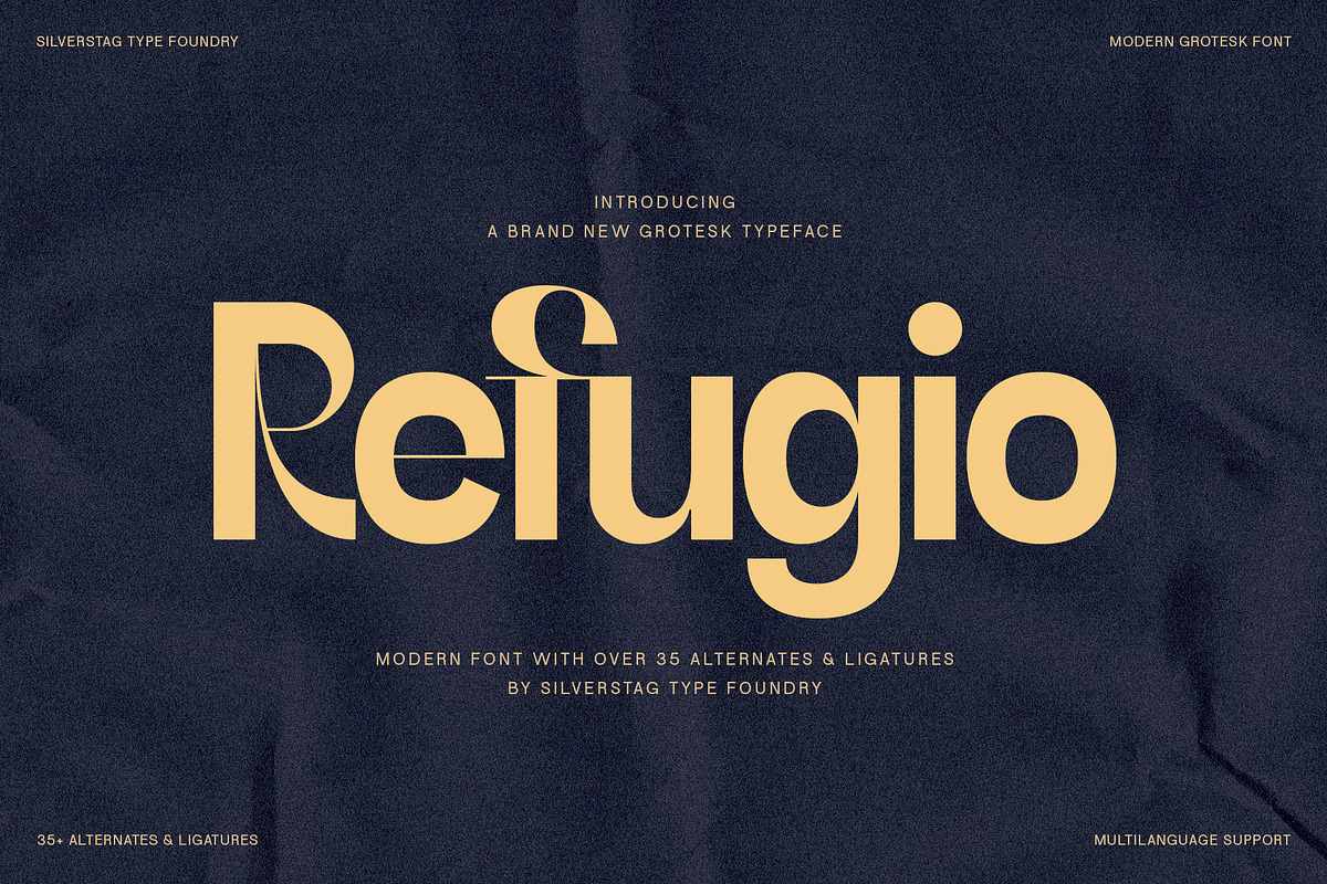SLTF Refugio - Modern Grotesk Font, a Sans Serif Font by SilverStag Type Foundry (Photo 30 of 30)